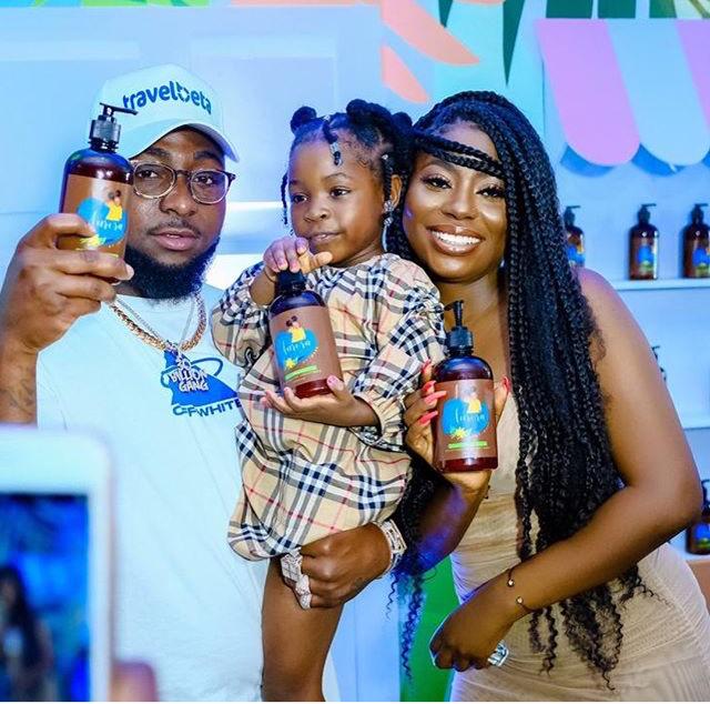 Davido's 4 years old daughter Launches haircare line&nbsp;.