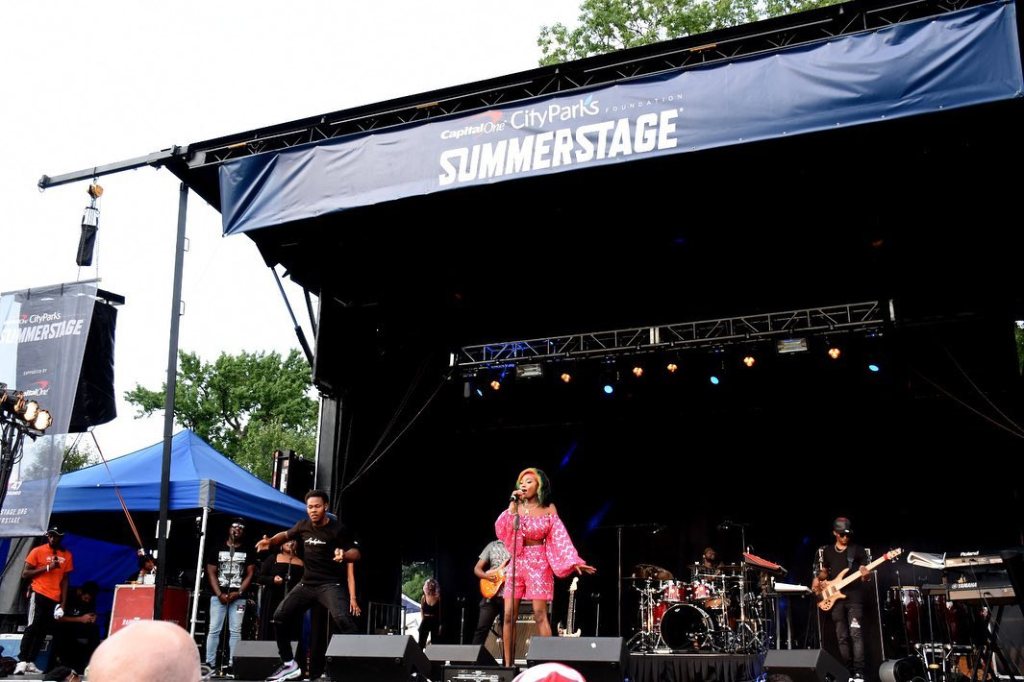 photos ;Efya thrills at summerstage 2019 in new&nbsp;york.