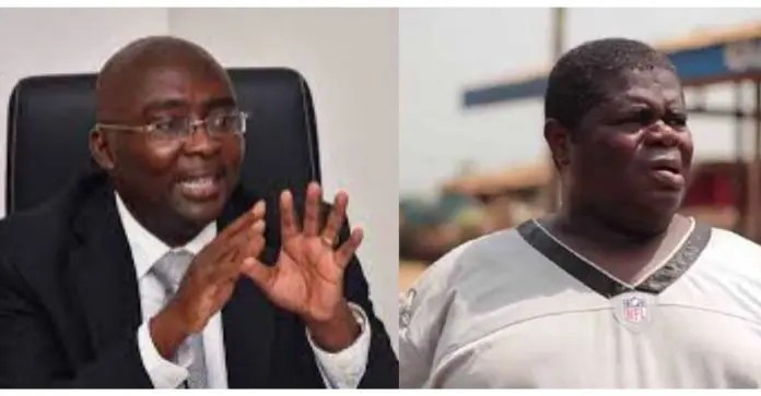 Vice President Bawumia has paid 5 years rent for T.T of Taxi Driver&nbsp;Fame.