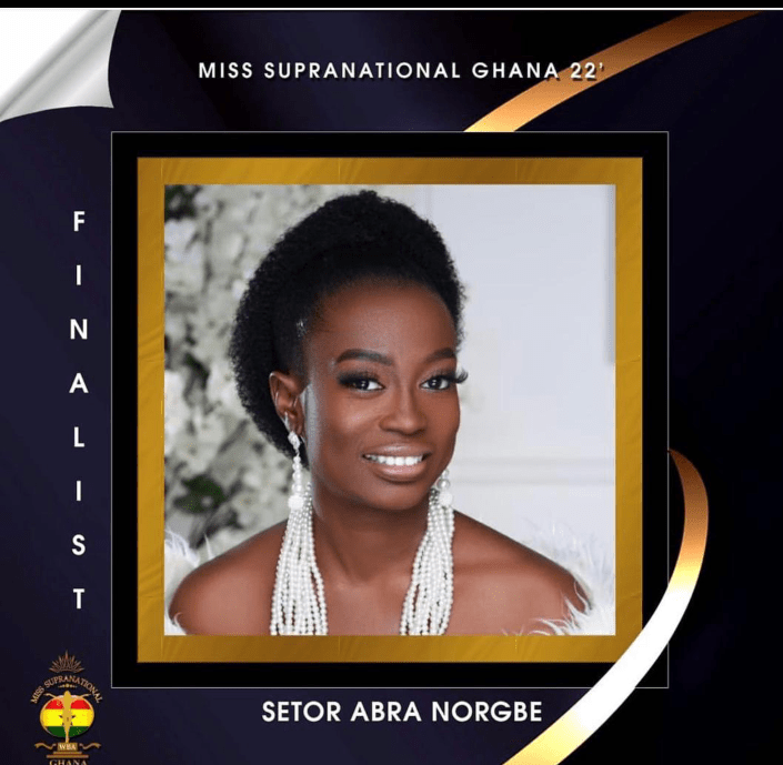 Doctor Setor Abra Norgbe Grabbs another step into This Years Miss Supranational Ghana&nbsp;2022.