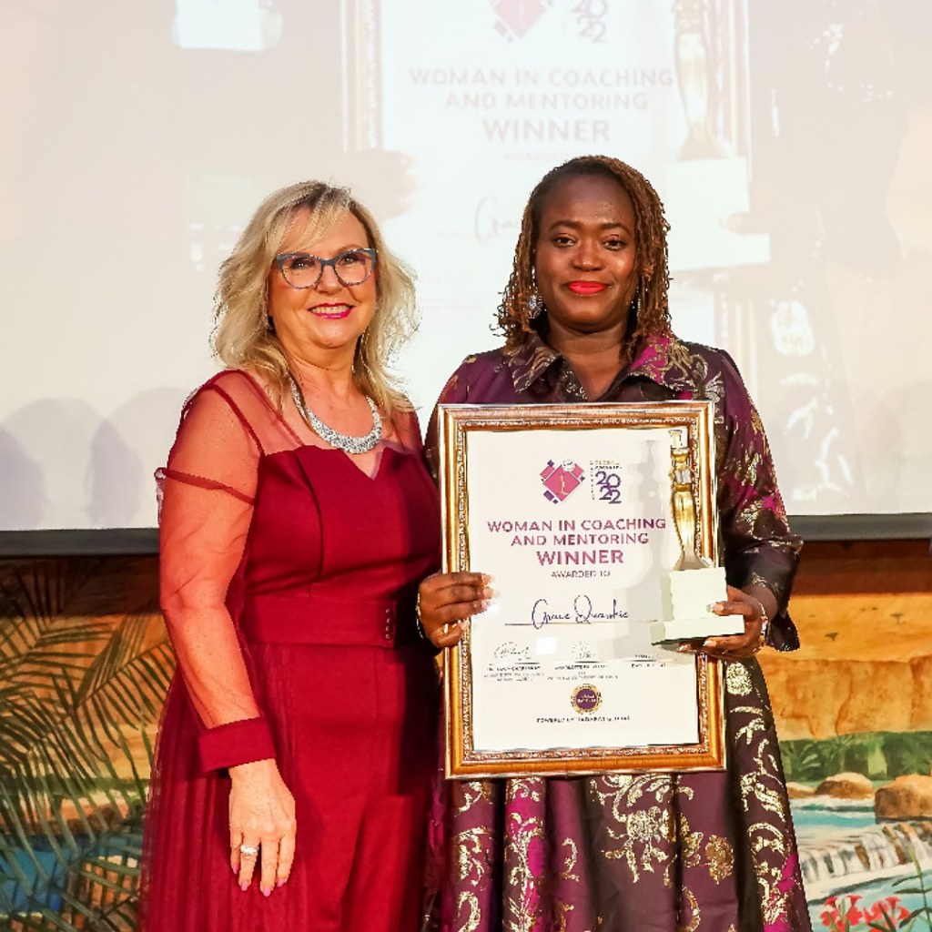 Grace Quarshie won the Woman of Stature Global Awards 2022 in Coaching and&nbsp;Mentoring.
