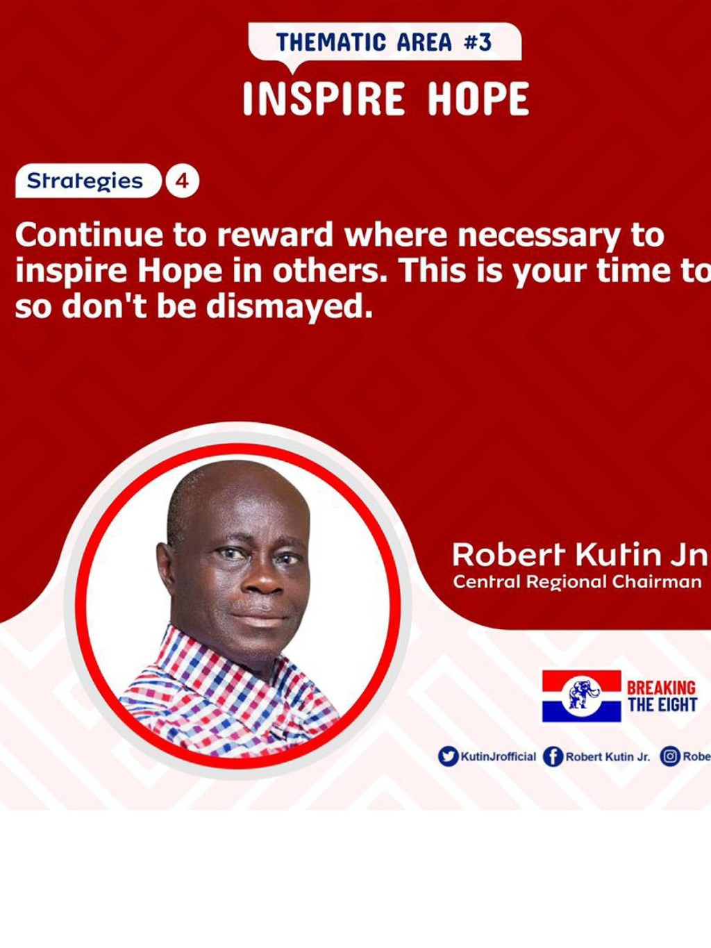 Alfred Addy writes ✍️… Inspire Hope  For The&nbsp;Party.