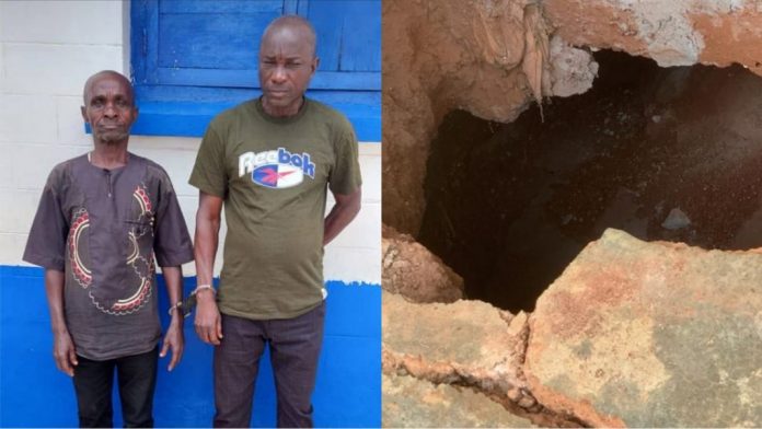 Chief And His Brother Has Been Arrested For Engaging In Galamsey In Their&nbsp;Room.